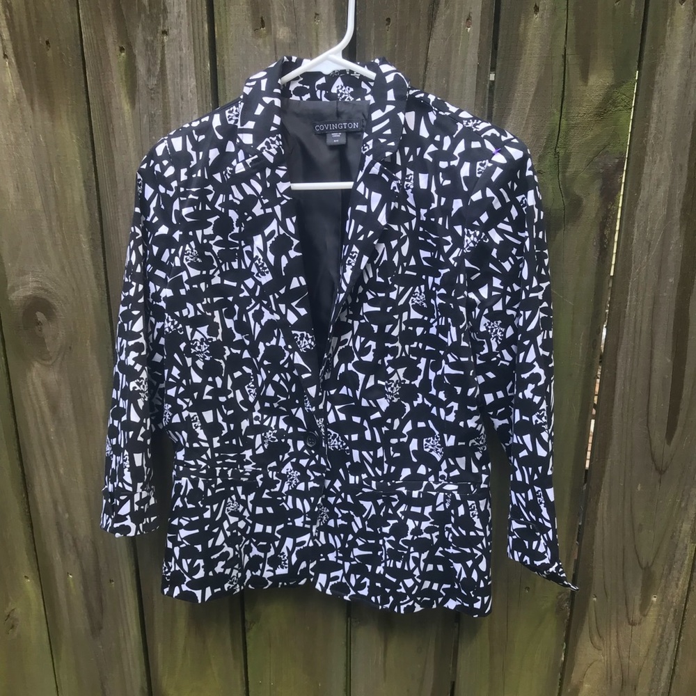 Covington Classic Black and white jacket